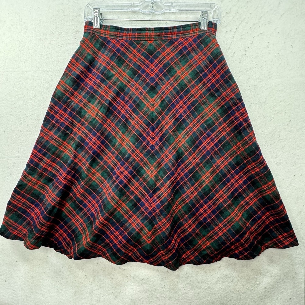 Kinloch Anderson Kilt Size 28" Waist Plaid 100% Wool Skirt‎ Made in Scotland